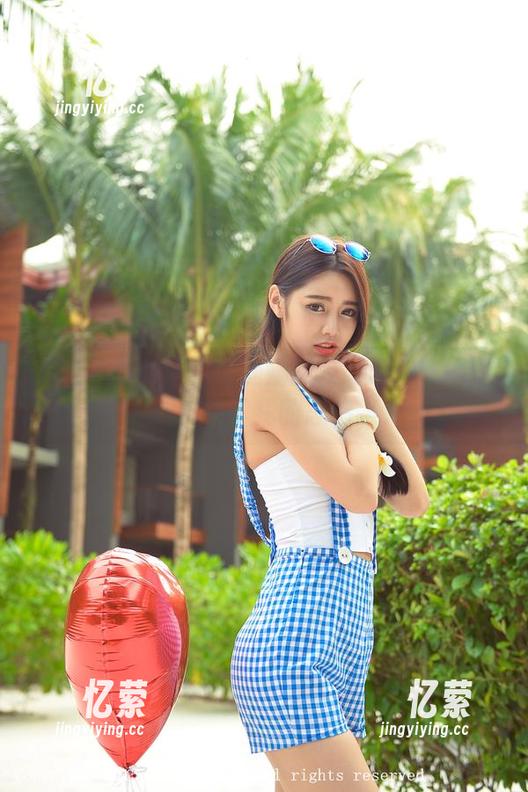 TGOD推女神 - 可蕊娜的校服幻想：原图绑架了我的思绪